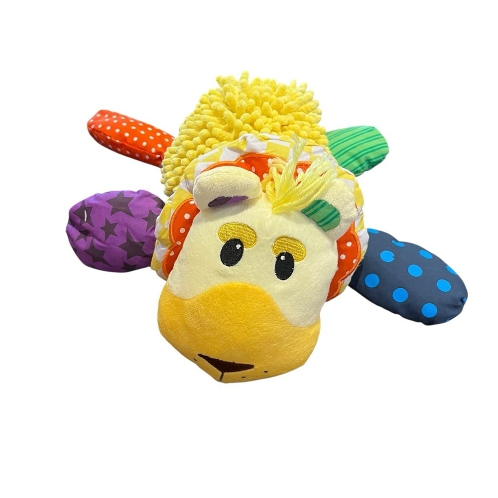 WEE BELIEVERS MUSIC Colorful Stuffed “Liam The Lion” singing plush prayer buddy